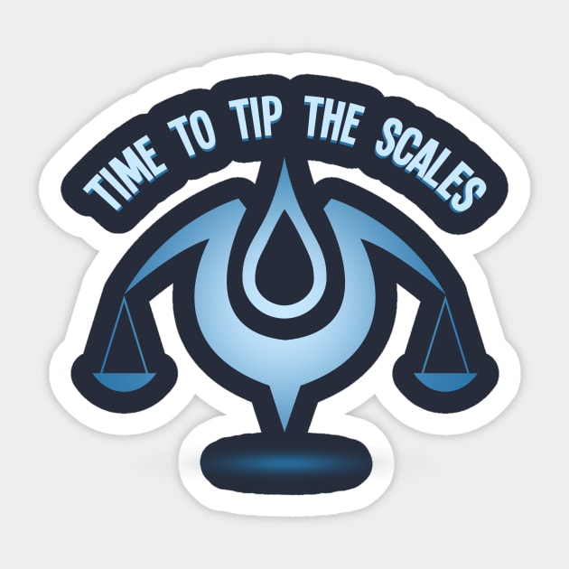 Tip the Scales! Sticker by xKireiDesigns